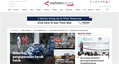 Desktop Screenshot of antaranews.com