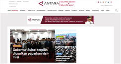 Desktop Screenshot of makassar.antaranews.com