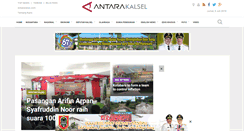 Desktop Screenshot of kalsel.antaranews.com